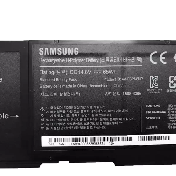 Originalna baterija za prenosnik SAMSUNG NP700Z3A NP700Z4A NP700Z3C - Image 3