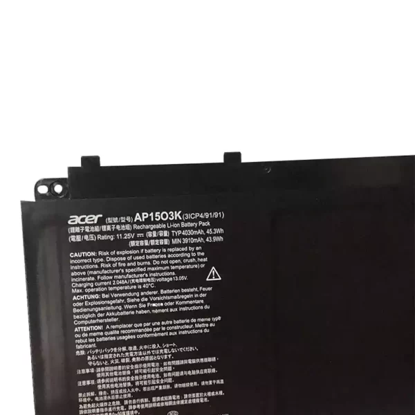 Originalna baterija za prenosnik Acer AP15O3K AP1503K - Image 3
