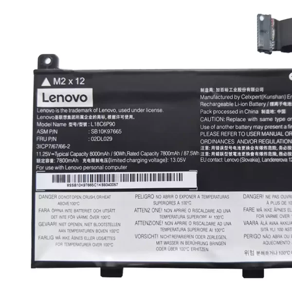 Originalna baterija za prenosnik LENOVO ThinkPad P53 - Image 3