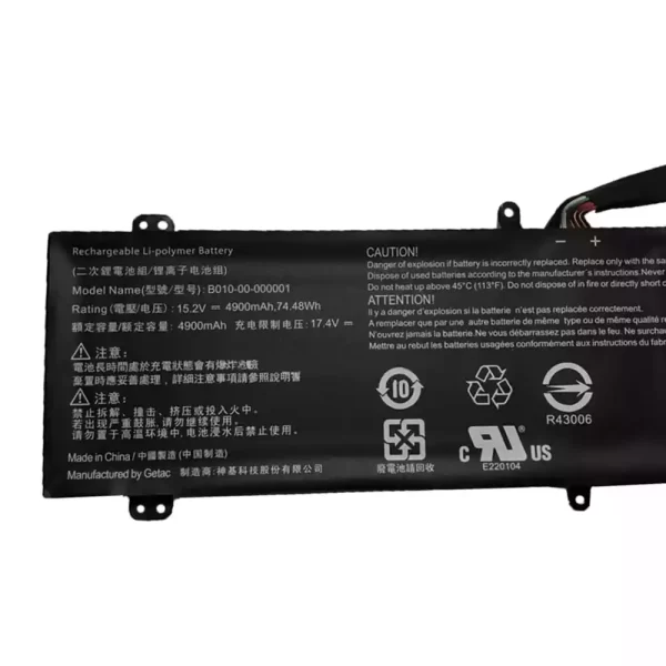 Originalna baterija za prenosnik EVGA 758-41-2633-T1,SC17,SC17 1070 - Image 3