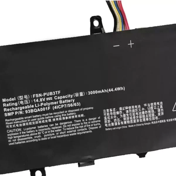 Originalna baterija za prenosnik TongFang U49L X30 U49F1 U410 U430 U49F,X1-I3401045002 - Image 3