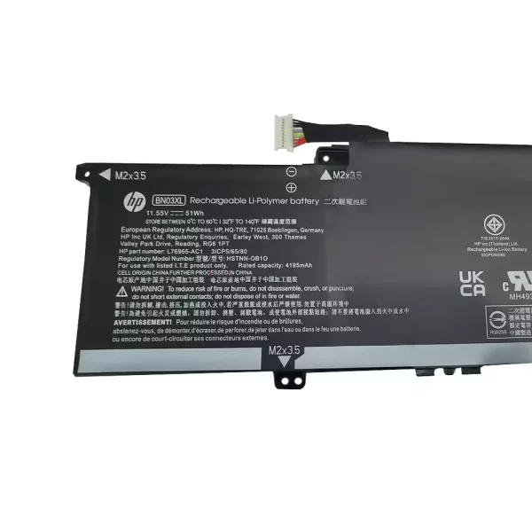 Originalna baterija za prenosnik HP HSTNN-DB9N,HSTNN-OB1O,L73965-271,L73965-2C1,L76965-AC1 - Image 2