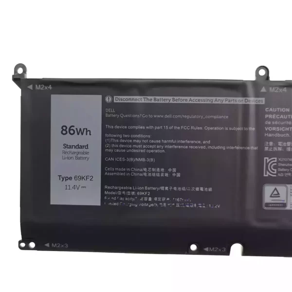 Originalna baterija za prenosnik Dell XPS 15 9500,Precision 5550 - Image 3
