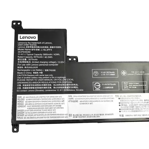Originalna baterija za prenosnik LENOVO SB10W89837,5B10W89839 - Image 3