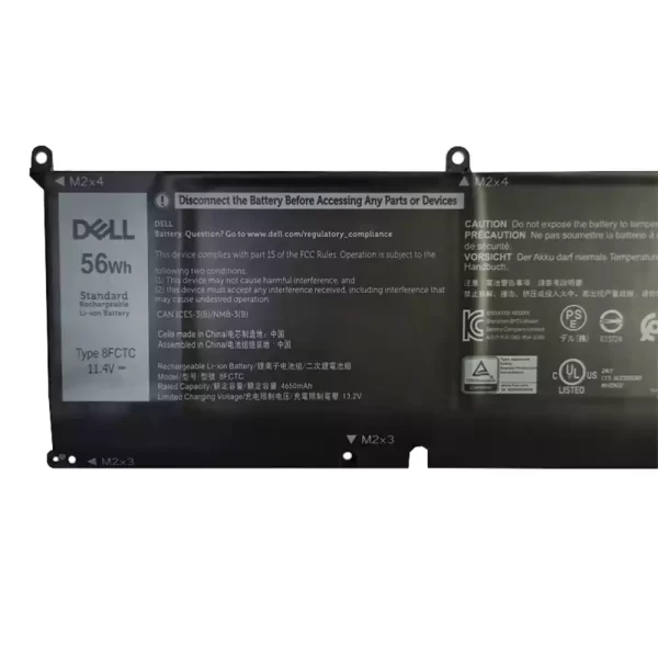 Originalna baterija za prenosnik DELL XPS 15 9500, XPS 15-9500-R1505S, XPS 15-9500-R1845S, XPS 15-9500-R1845TS, XPS 15-9500-R1945TS - Image 3