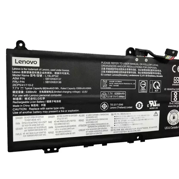 Originalna baterija za prenosnik LENOVO L19L4PG2 L19M4PG2 - Image 3