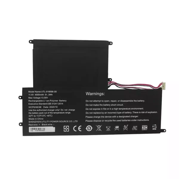Originalna baterija za prenosnik UTL-516698-3S