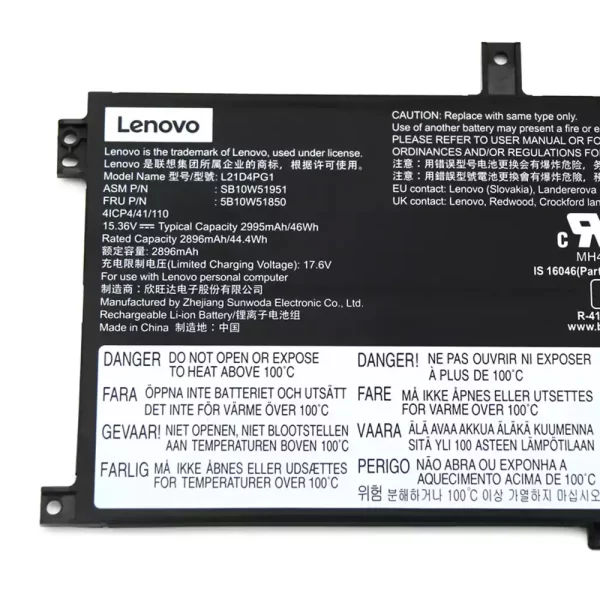 Originalna baterija za prenosnik LENOVO L21C4PG1 L21D4PG1 L21L4PG1 - Image 3