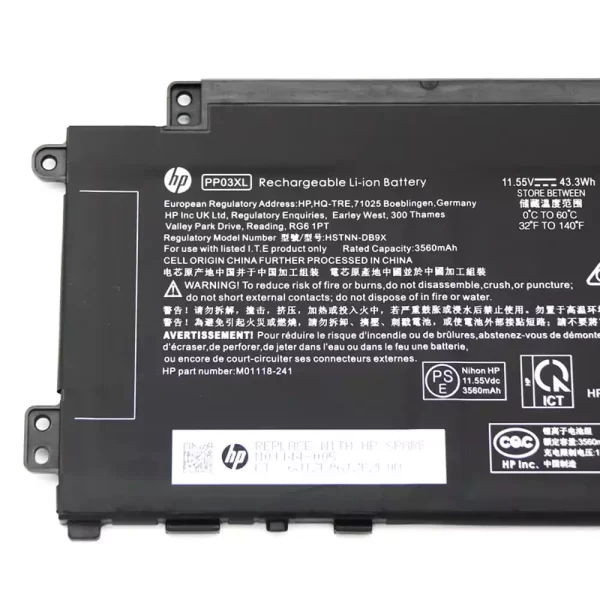 Originalna baterija za prenosnik HP PV03XL PP03XL - Image 3