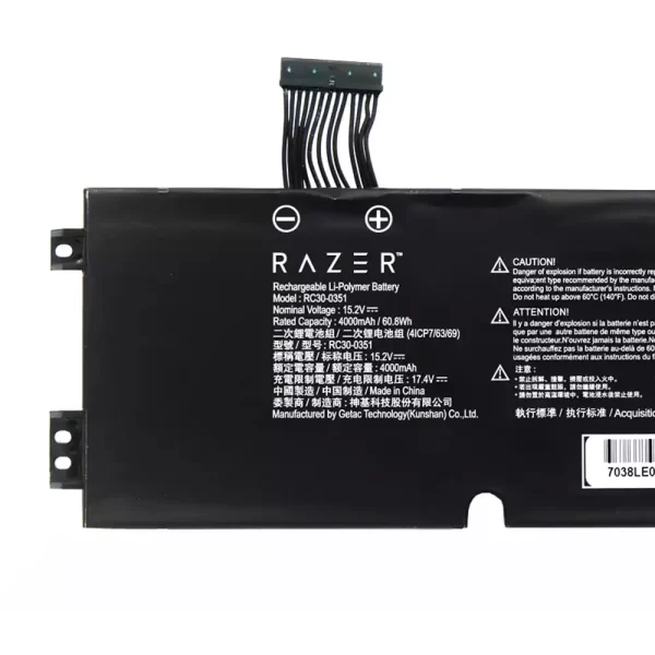 Originalna baterija za prenosnik Razer Blade RC30-0351 RZ09-0351 - Image 3