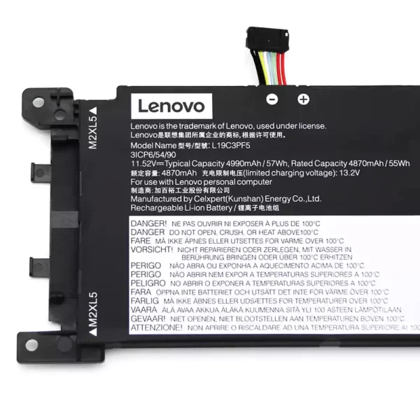 Originalna baterija za prenosnik LENOVO L19C3PF5 L19C3PF4 L19M3PF5 - Image 2