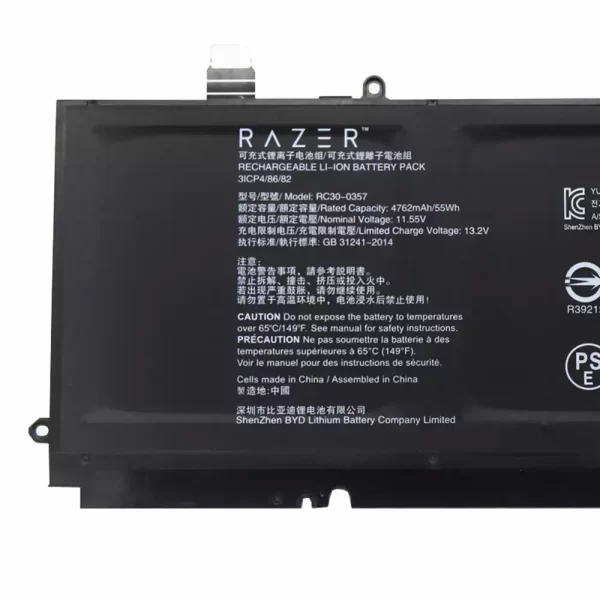 Originalna baterija za prenosnik RC30-0357 RZ09-0357 Razer book 13 - Image 3