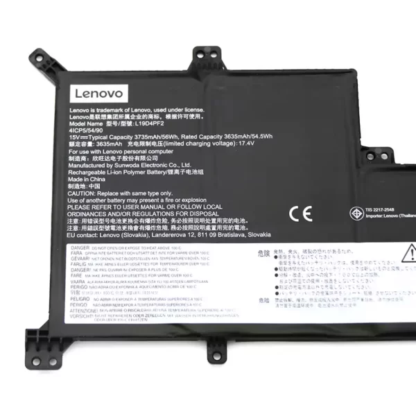 Originalna baterija za prenosnik LENOVO L19D4PF2 L19L4PF2 5B10W89846 SB10W89847 - Image 3