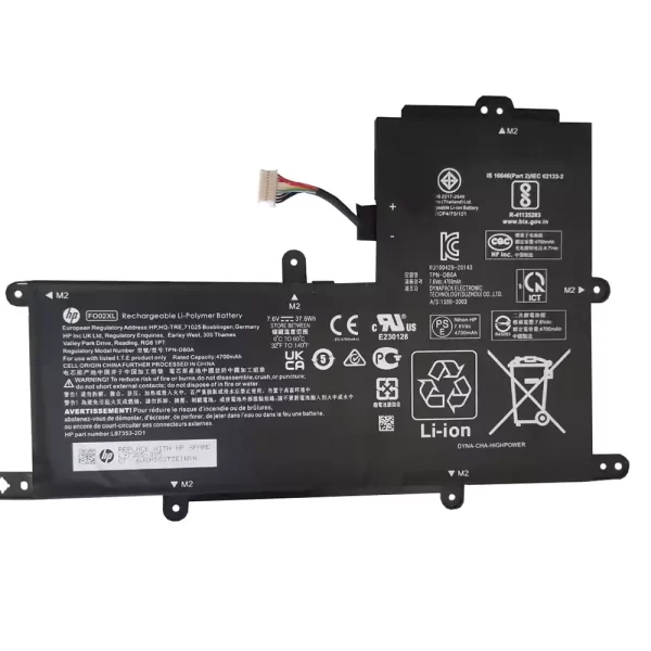 Originalna baterija za prenosnik HP FO02XL