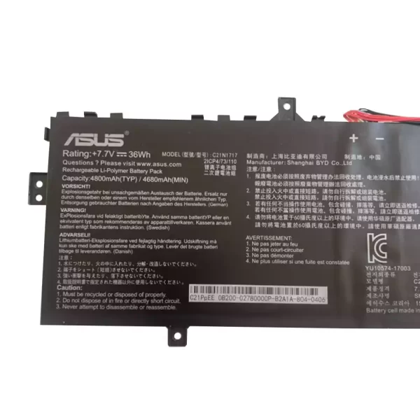 Originalna baterija za prenosnik ASUS VIVOBOOK FLIP TP202 TP202NA - Image 3