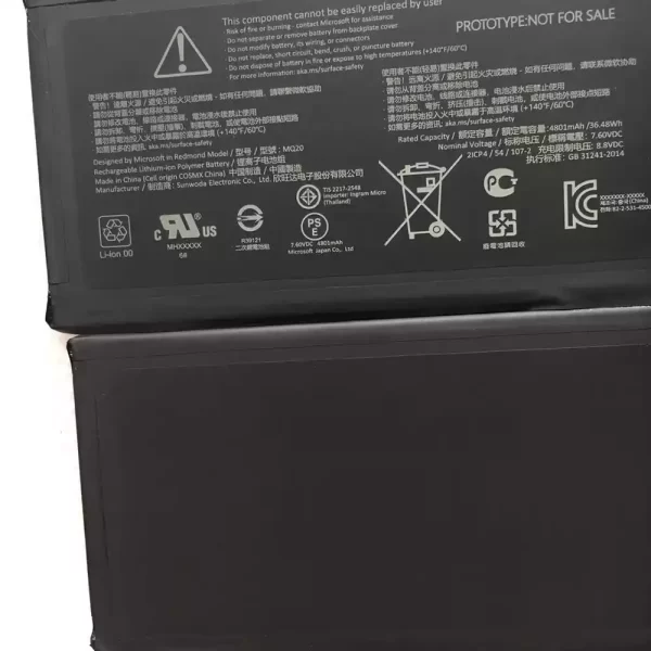 Originalna baterija za prenosnik Microsoft Surface MQ20 - Image 2