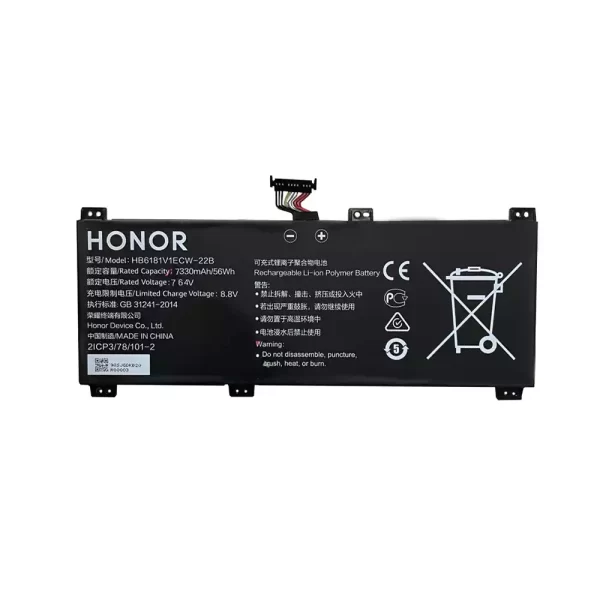 Originalna baterija za prenosnik HONOR HB6181V1ECW-22A,HB6181V1ECW-22B