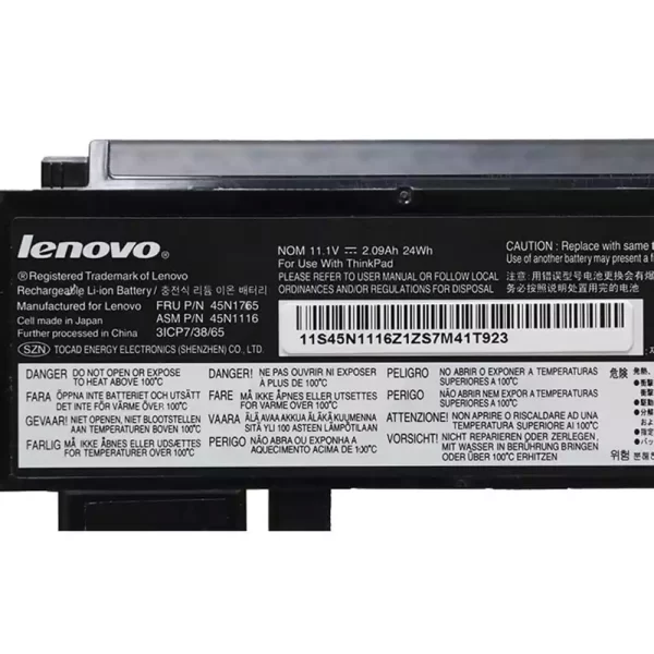 Originalna baterija za prenosnik LENOVO 45N1119 45N1118 45N1765 45N1116 X230S X240S - Image 3