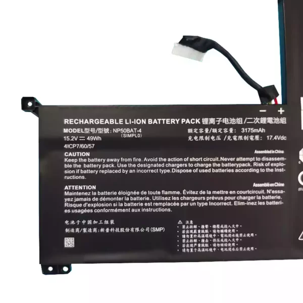 Originalna baterija za prenosnik ThundeRobot 911M TR HJK,SCHENKER XMG Focus 15 - Image 3