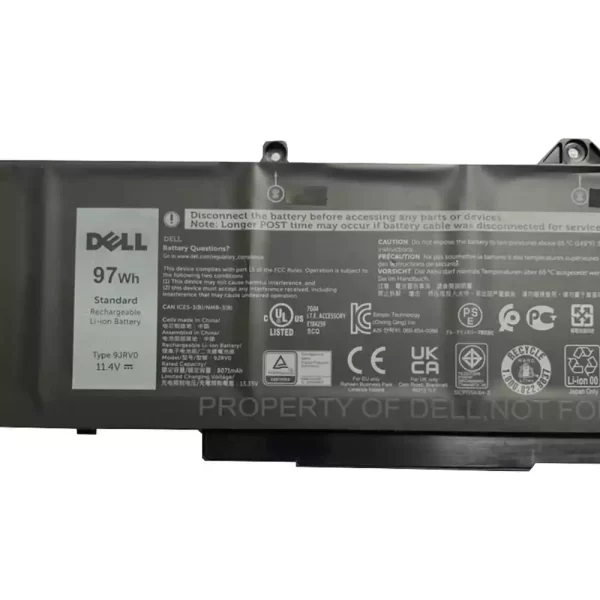 Originalna baterija za prenosnik DELL Precision 15 3561 - Image 3