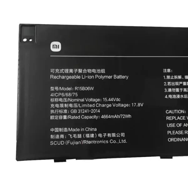 Originalna baterija za prenosnik XIAOMI Mi R15B06W - Image 2