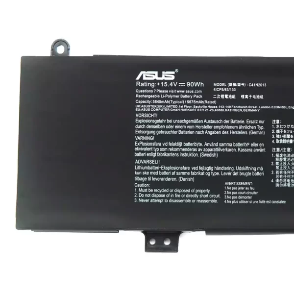 Originalna baterija za prenosnik ASUS ROG Strix G17 G713QM G733QS G733HS G713R GA503QM GA502IU G513IM G513QY G513R GA503QS GU603HE GU603HR H5600QM - Image 3