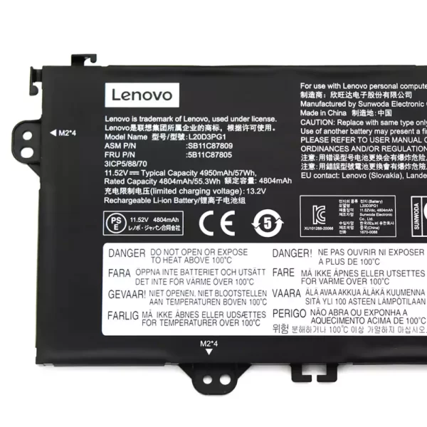 Originalna baterija za prenosnik LENOVO L20D3PG1 L20M3PG1 L20L3PG1 - Image 3