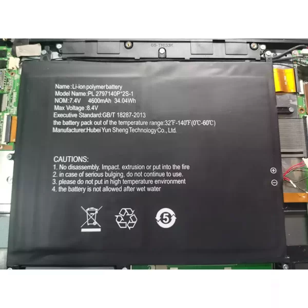 Originalna baterija za prenosnik PL2797140P*2S-1 odys winbook 13