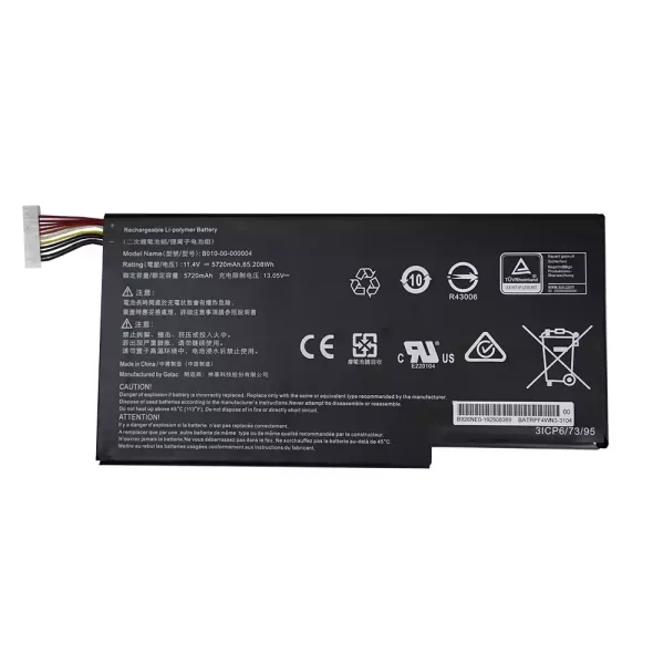 Originalna baterija za prenosnik B010-00-000004,Getac Evga SC15