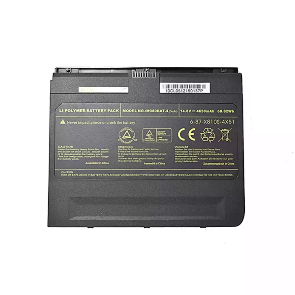 Originalna baterija za prenosnik CLEVO M980BAT-4