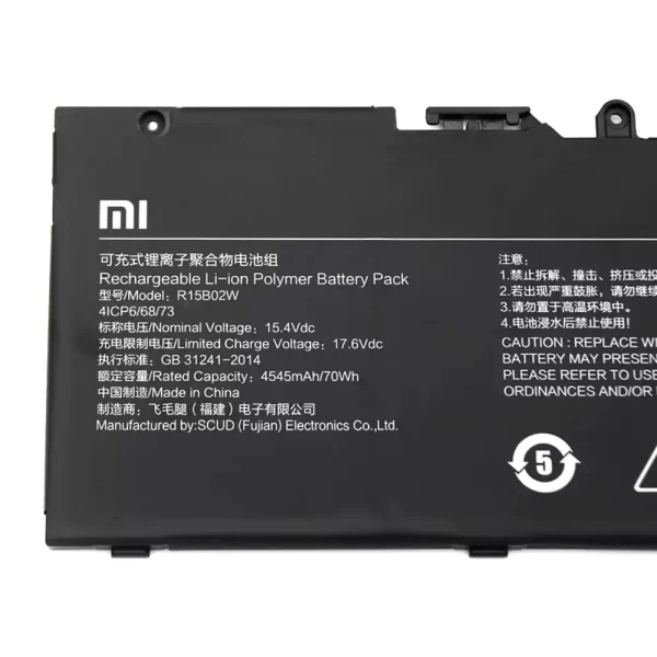 Originalna baterija za prenosnik XIAOMI RedmiBook Pro 15 2021 i5-11300H i7-11370H - Image 3