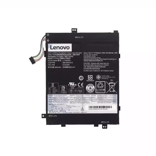 Originalna baterija za prenosnik LENOVO L17M2P51 SB10K97614 01AV467