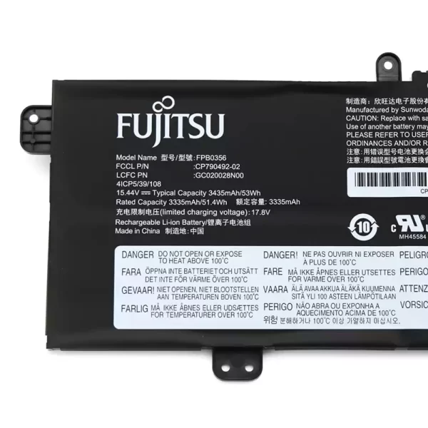 Originalna baterija za prenosnik Fujitsu FPB0356 GC020028N00 CP790492-02 - Image 3