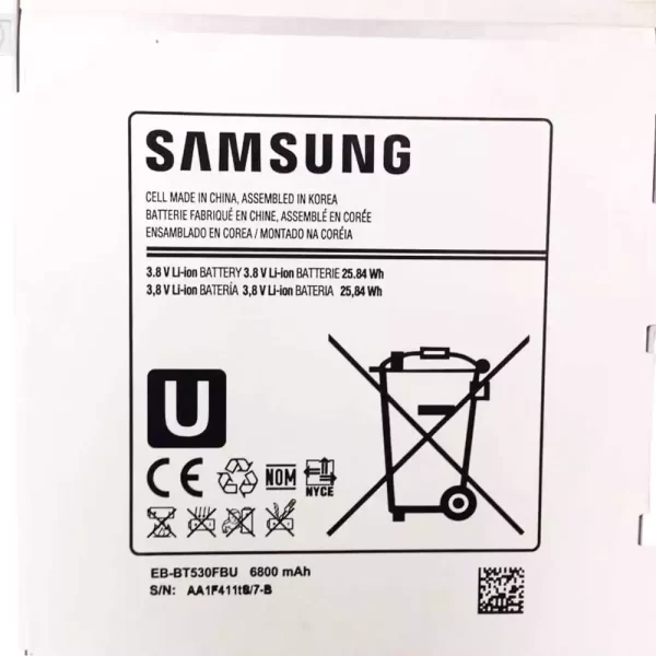 Baterija za tablični računalnik SAMSUNG SM-T530,SM-T531,SM-T535 - Image 3