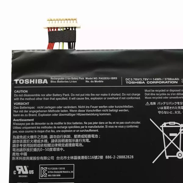 Baterija za tablični računalnik TOSHIBA PA5203U-1BRS - Image 3