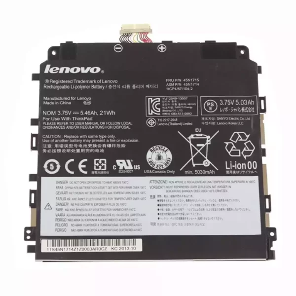 Baterija za tablični računalnik LENOVO Thinkpad 8
