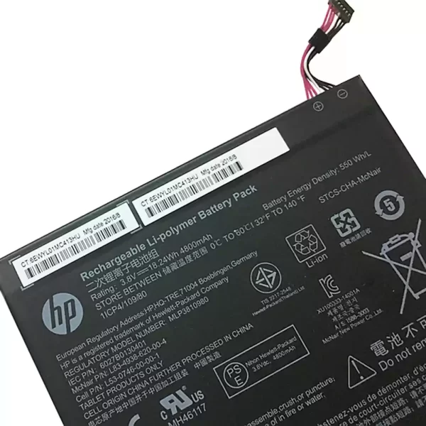 Baterija za tablični računalnik HP MLP3810980,Pro Tablet 408 G1 - Image 3