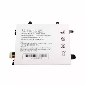 Baterija za tablični računalnik C100-1S2P-7600,HASEE PCPAD X5