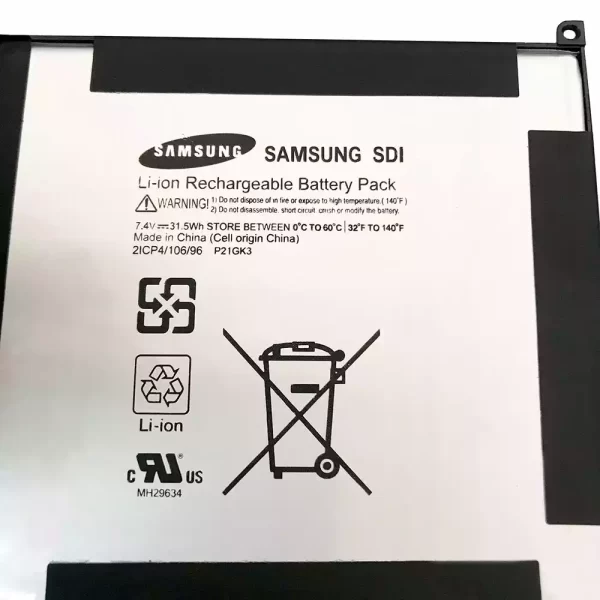 Baterija za tablični računalnik P21GK3,Microsoft surface RT 1516 - Image 3