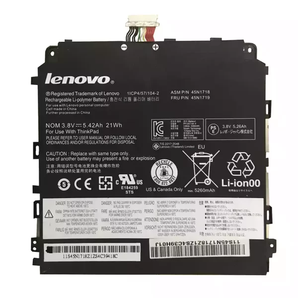 Baterija za tablični računalnik LENOVO 45N1718,45N1719