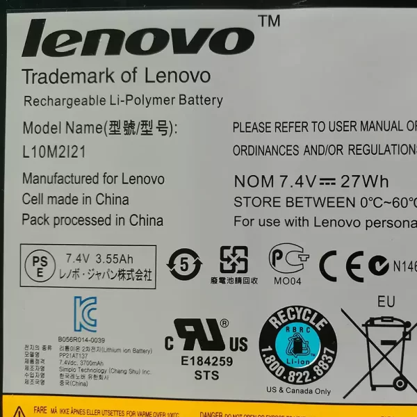 Baterija za tablični računalnik LENOVO Lepad Y1011 S1 K1 - Image 3