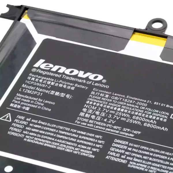 Baterija za tablični računalnik LENOVO L12M2P31 - Image 3