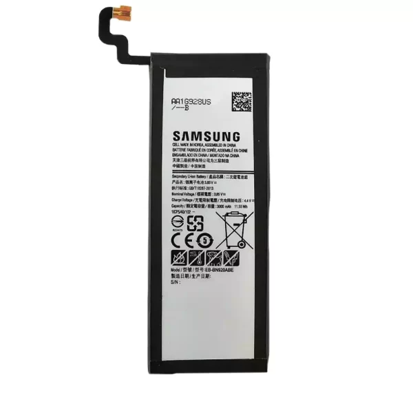 Baterija za mobilnega telefona EB-BN920ABA,EB-BN920ABE za Samsung Galaxy Note 5