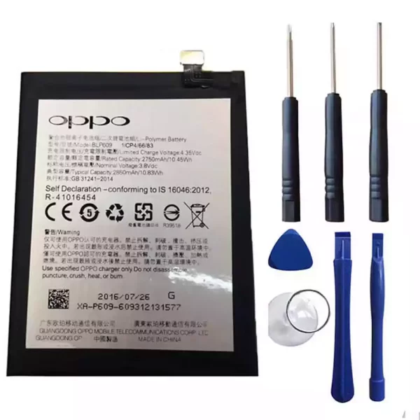 Baterija za mobilnega telefona BLP609 za OPPO R9