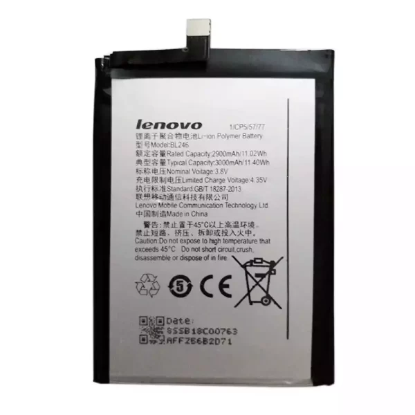 Baterija za mobilnega telefona BL246 za LENOVO VIBE SHOT