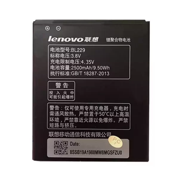 Baterija za mobilnega telefona BL229 za LENOVO A808T,A806