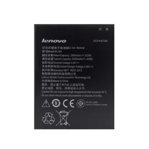 Baterija za mobilnega telefona BL243 za LENOVO k3 note,K50-T5,K50-T3S,A7600-M,A5890,A5600,A5500,A5860,A7000