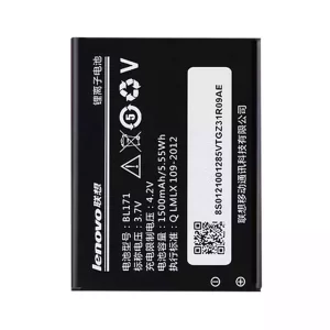 Baterija za mobilnega telefona BL171 za LENOVO A356,A368,A370e,A376,A60,A65,A390T