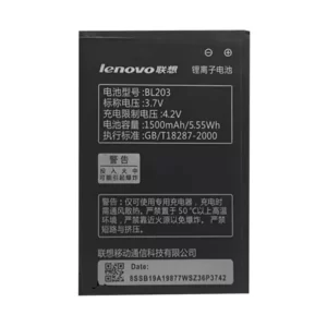 Baterija za mobilnega telefona BL203 za LENOVO A278T,A365E,A238T,A396,A385,A318T,A320t