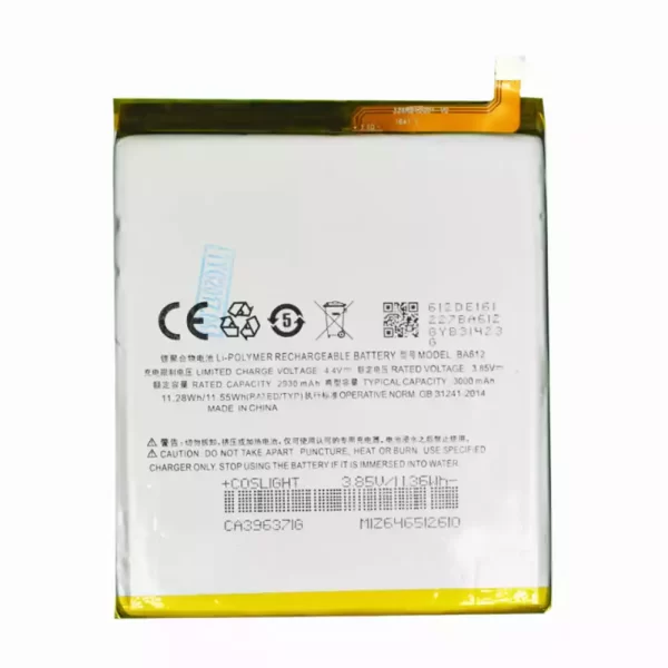 Baterija za mobilnega telefona BA612 za MEIZU Noblue 5S